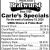 Carle's Specials