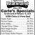 Carle's Specials