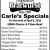 Carle's Specials