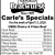 Carle's Specials