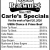 Carle's Specials