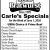 Carle's Specials