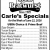 Carle's Specials