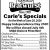 Carle's Specials
