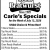 Carle's Specials