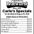 Carle's Specials