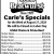 Carle's Specials