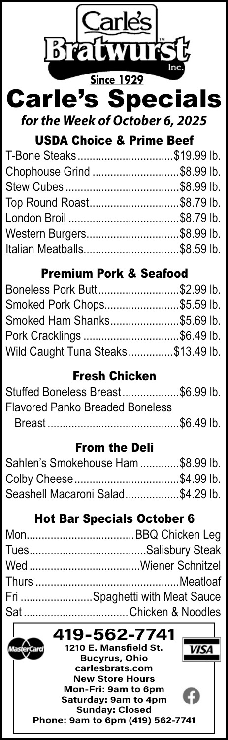 Carle's Bratwurst Inc