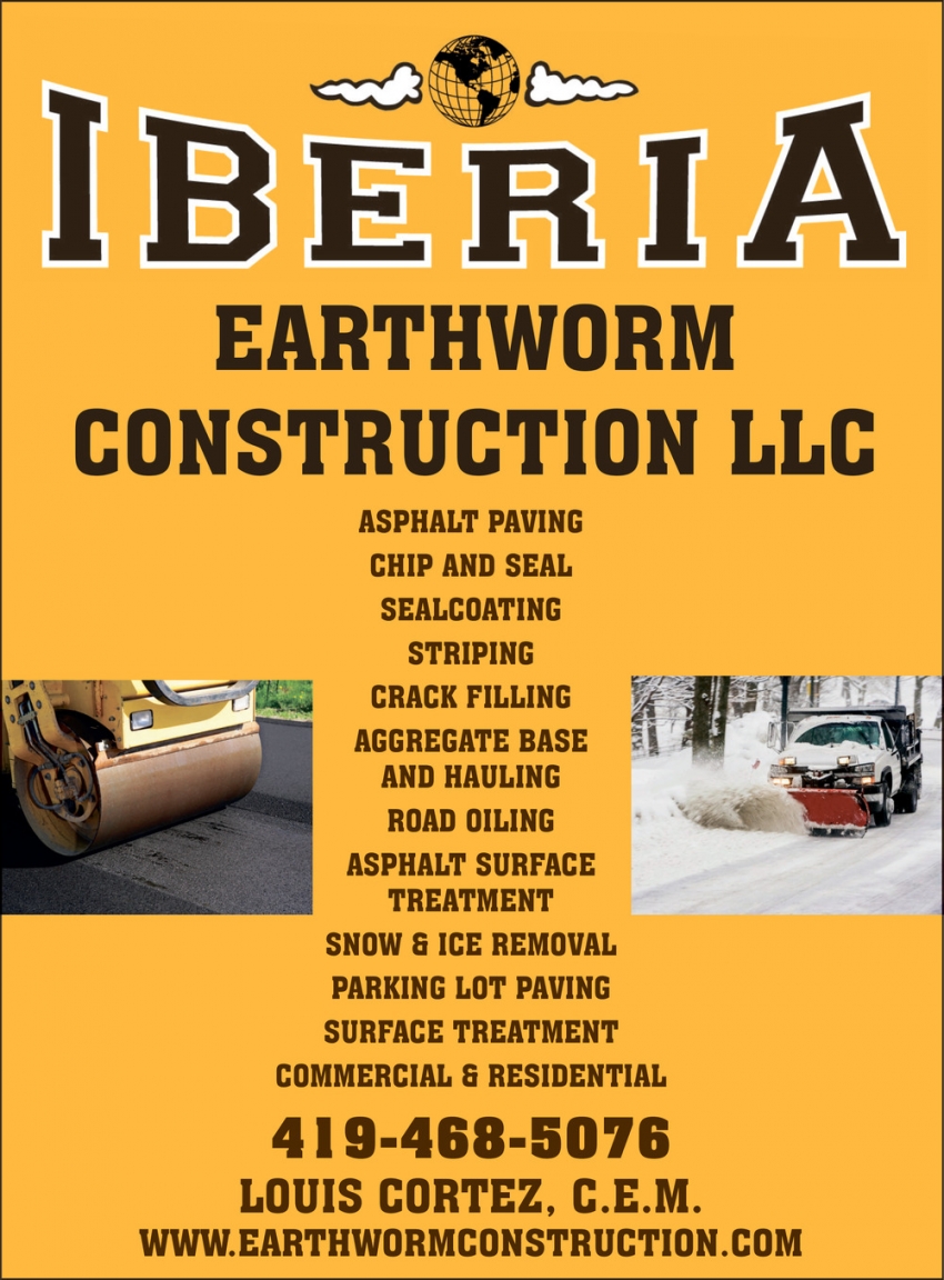 Iberia Earthworm Construction