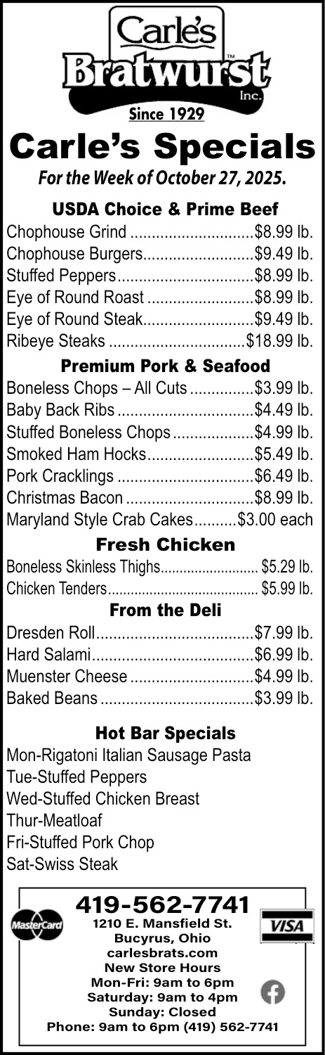 Carle's Bratwurst Inc