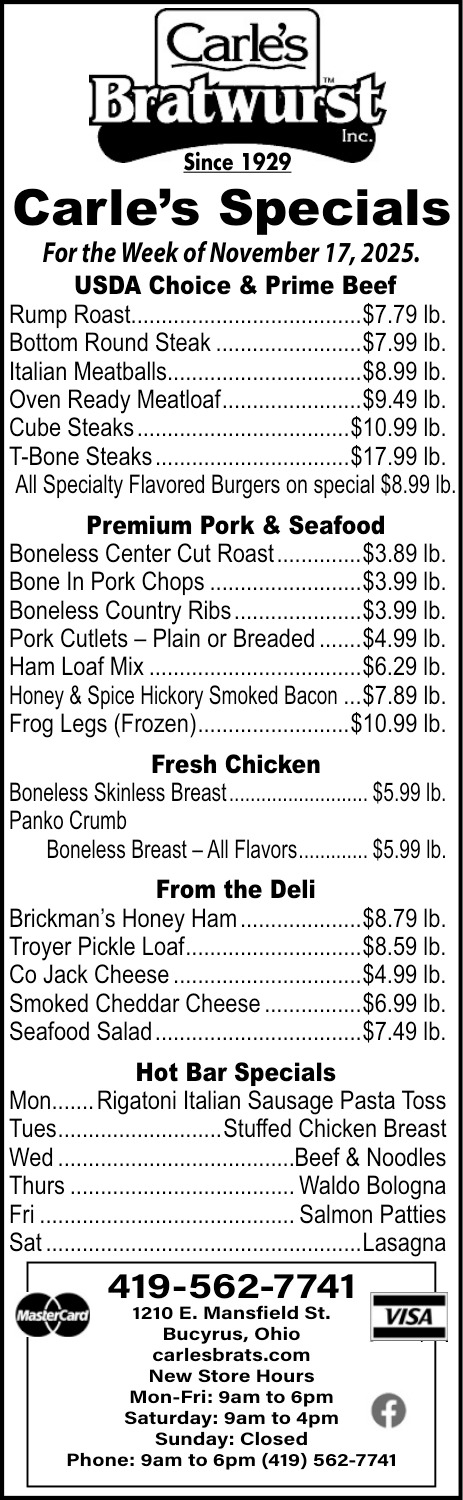 Carle's Bratwurst Inc