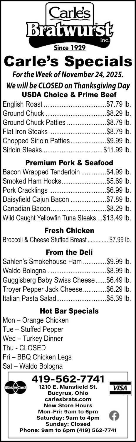 Carle's Bratwurst Inc