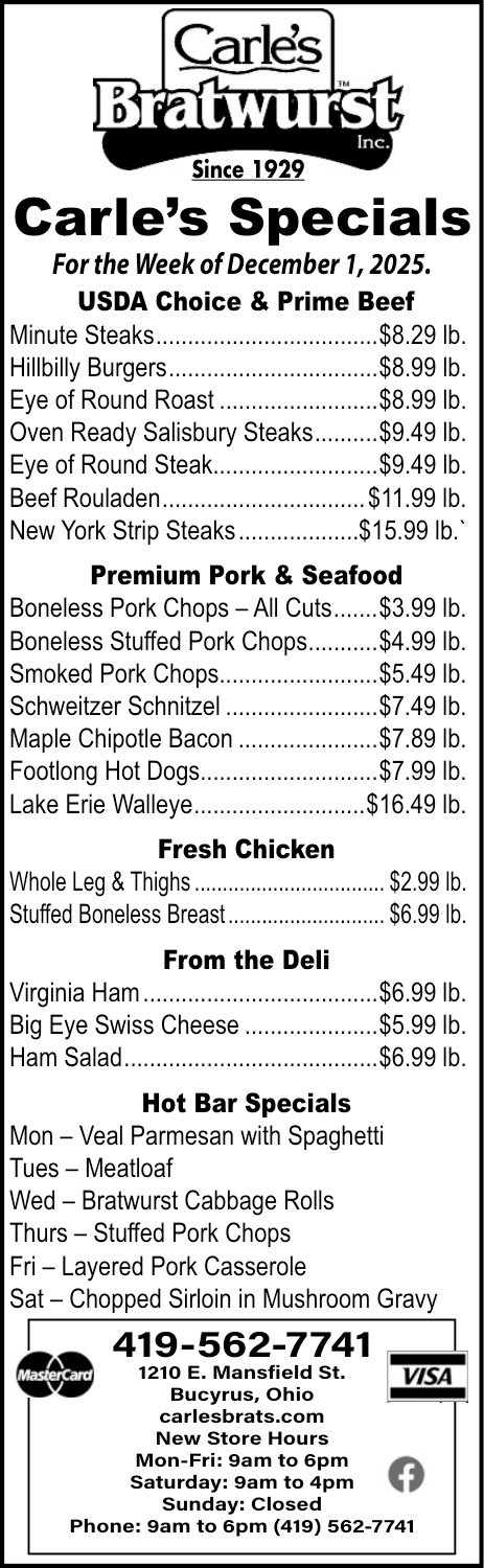 Carle's Bratwurst Inc