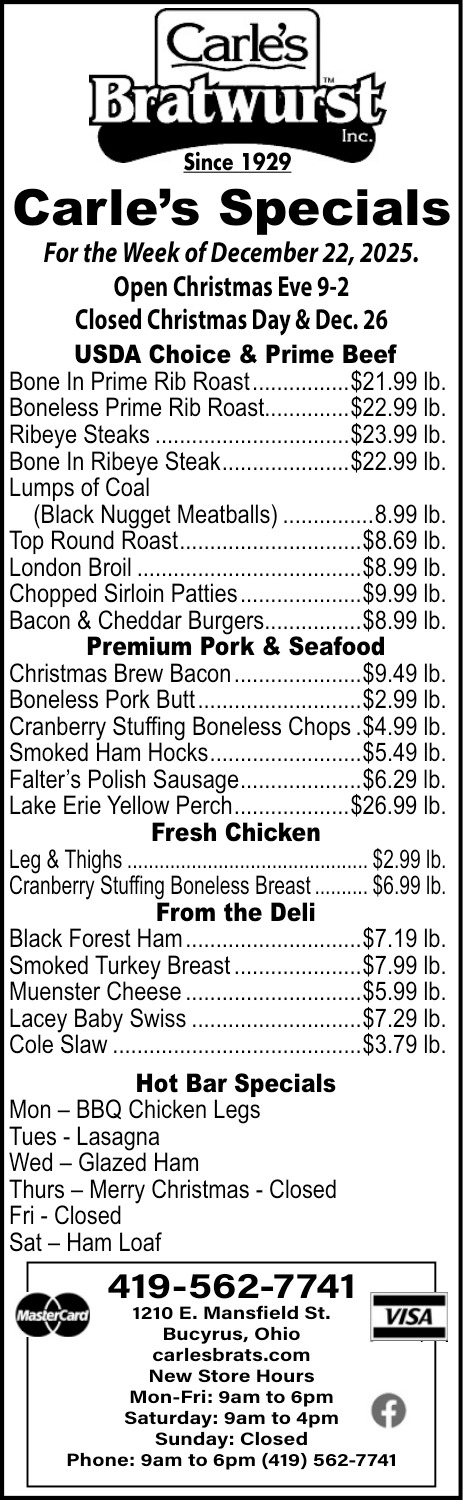 Carle's Bratwurst Inc