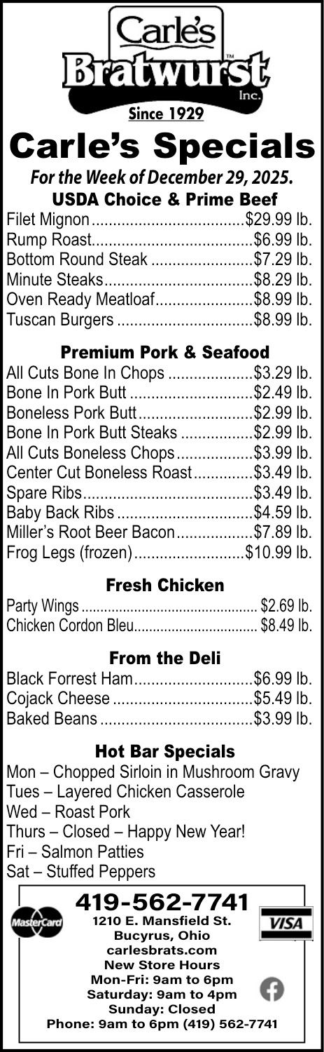 Carle's Bratwurst Inc