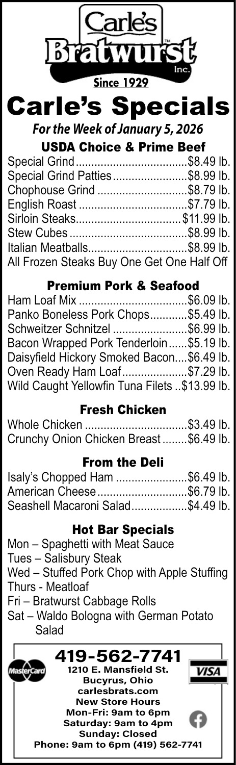 Carle's Bratwurst Inc