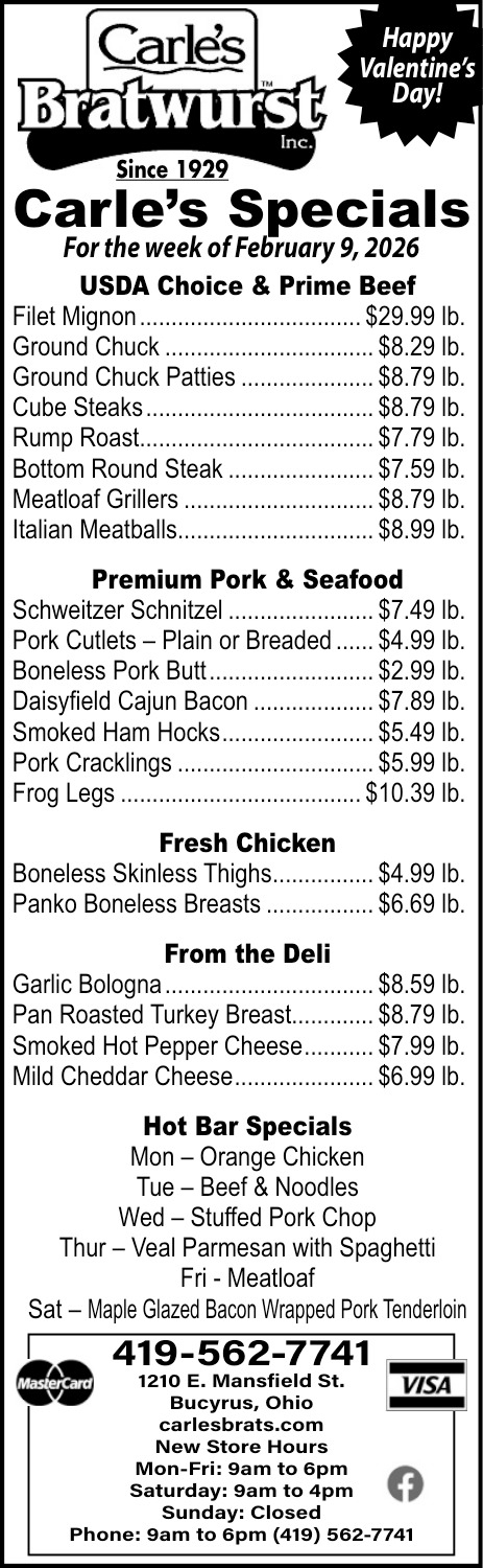 Carle's Bratwurst Inc