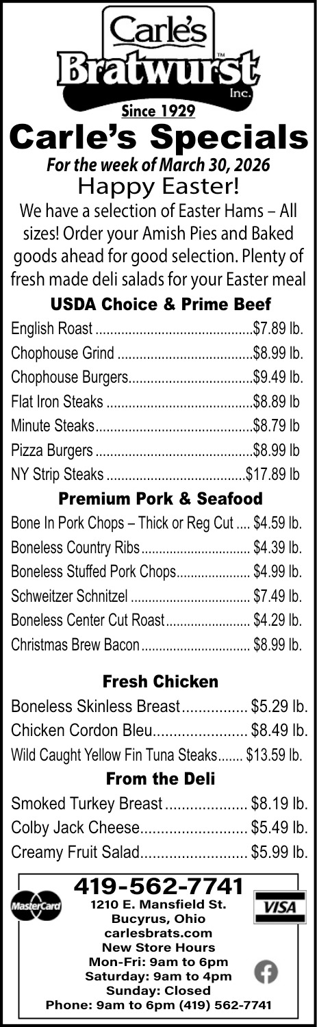 Carle's Bratwurst Inc