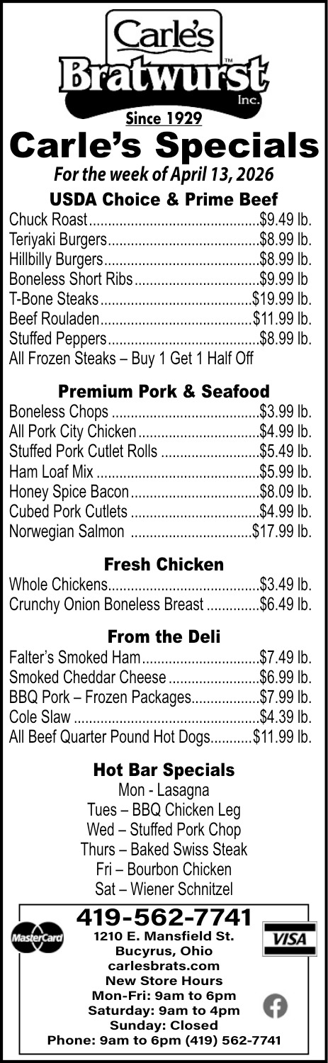 Carle's Bratwurst Inc