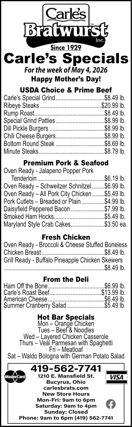 Carle's Bratwurst Inc