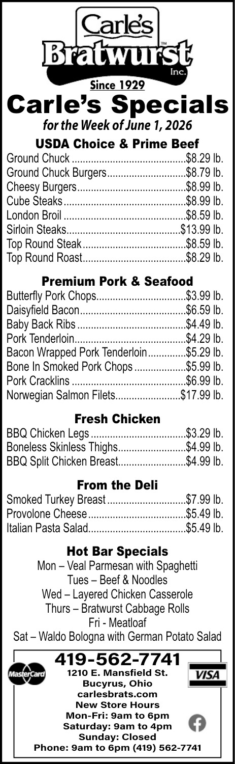 Carle's Bratwurst Inc