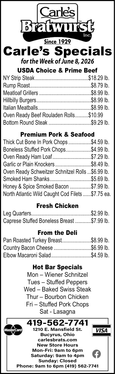 Carle's Bratwurst Inc