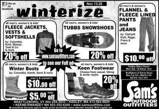 Winterize, Sam&#39;s Outdoor Outfitters, Hadley, MA
