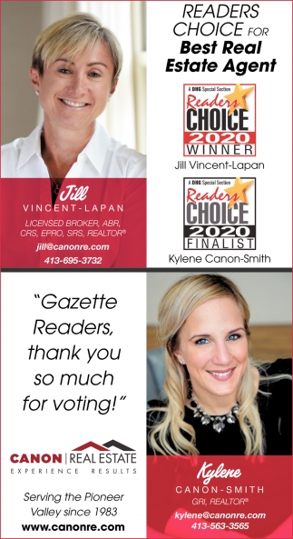 Readers Choice Canon Real Estate Easthampton Ma