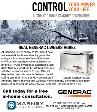 Automatic Home Standby Generators