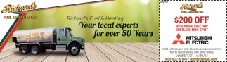 Your Local Experts For Over 50 Years