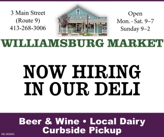 Now Hiring In Our Deli