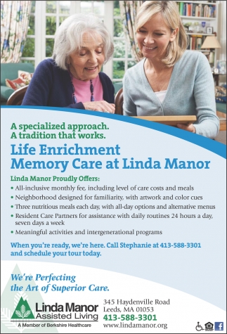Life Enrichment Memory Care At Linda Manor