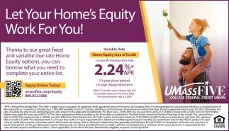 Let Your Home's Equity Work for You!