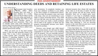 Understanding Deeds and Retaining Life Estates