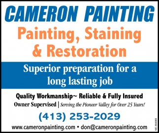 Painting, Staining & Restoration