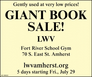 Giant Book Sale