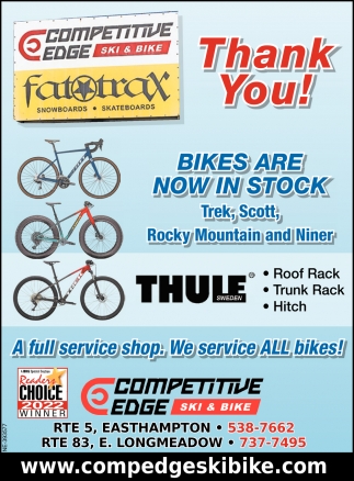Bikes Are Now In Stock