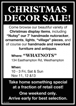 Christmas Decor Sale