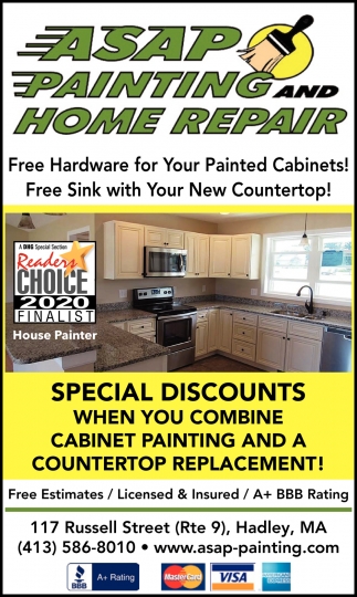 Free hardware for Your Painted Cabinets! 