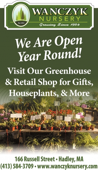 We Are Open Year Round!