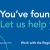 You've Found Your Dream Home