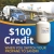$100 Credit