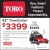 Toro. Smart Features. Proven Dependability.