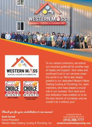 Western Mass Heating, Cooling & Plumbing Inc
