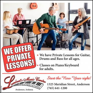 We Offer Private Lessons!
