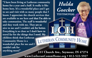 Hulda Goecker, Testimonial