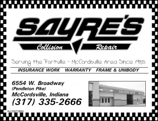 Serving The Forville - McCordsville Area Since 1985