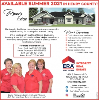 Available Summer 2021 In Henry County!