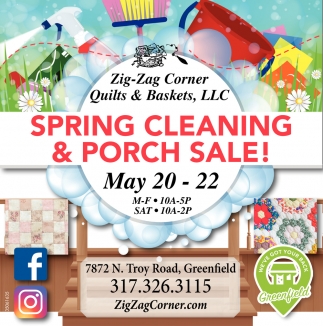 Spring Cleaning & Porch Sale!
