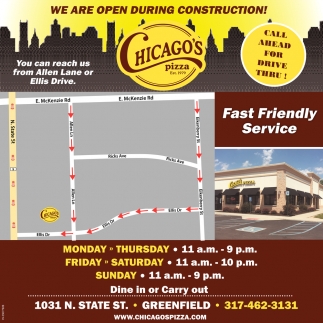 We Are Open During Construction!